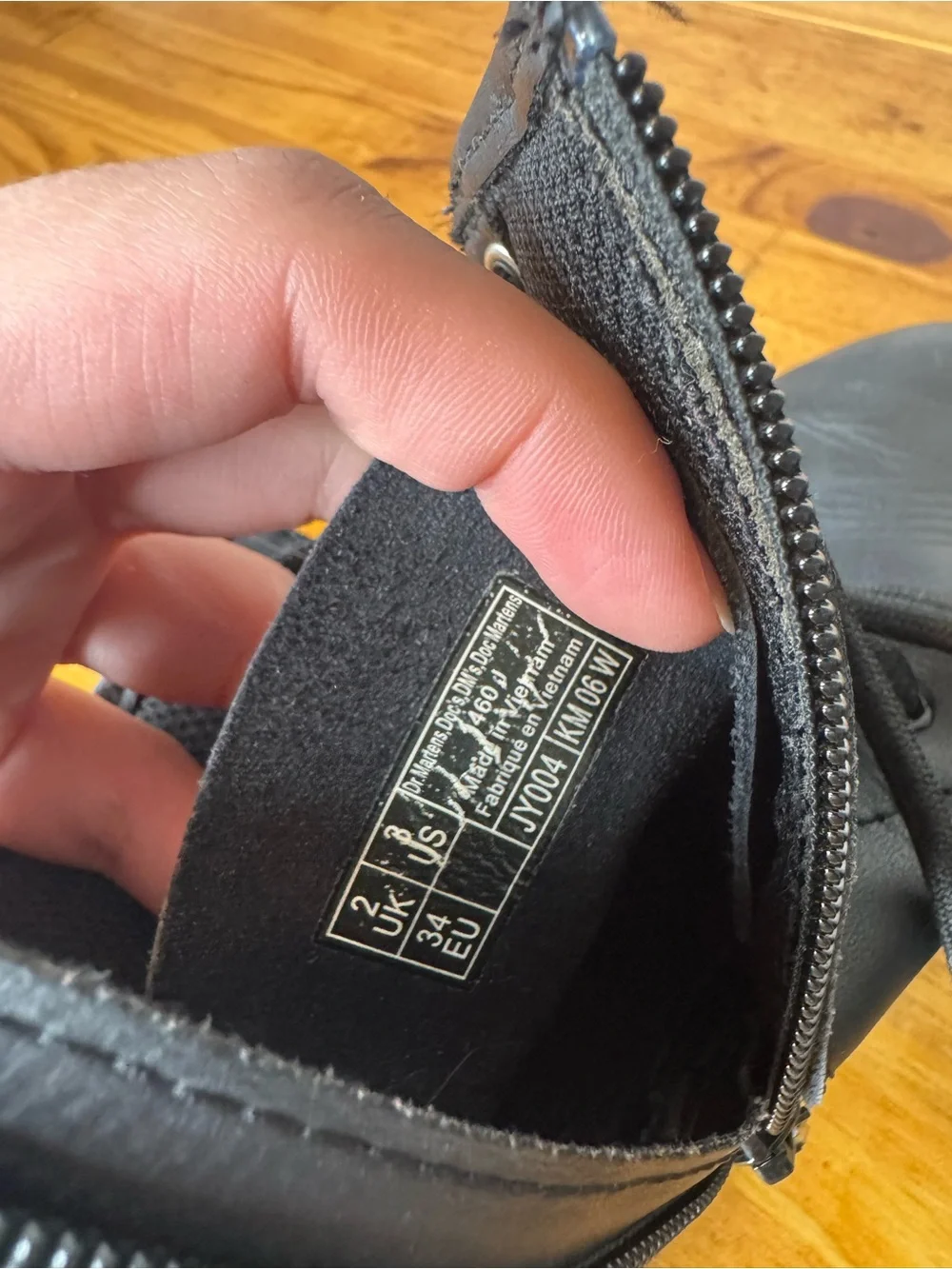 Dr. Martens black colorway